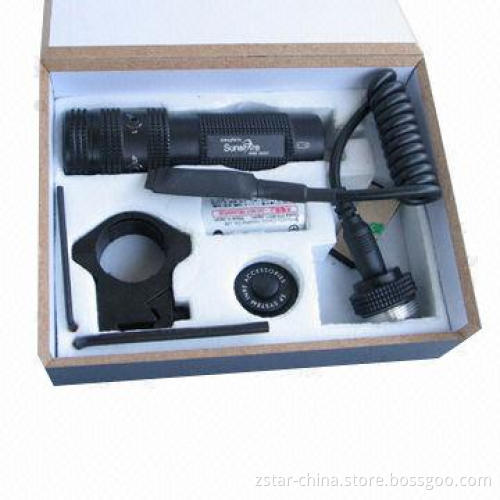 Waterproof 5-10mW Aluminum Alloy Laser Sight, 5-10mW Output Power, Wavelength of 650nm